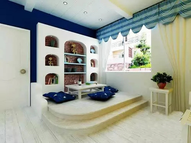 不买床了，我家以后就这样装修了。